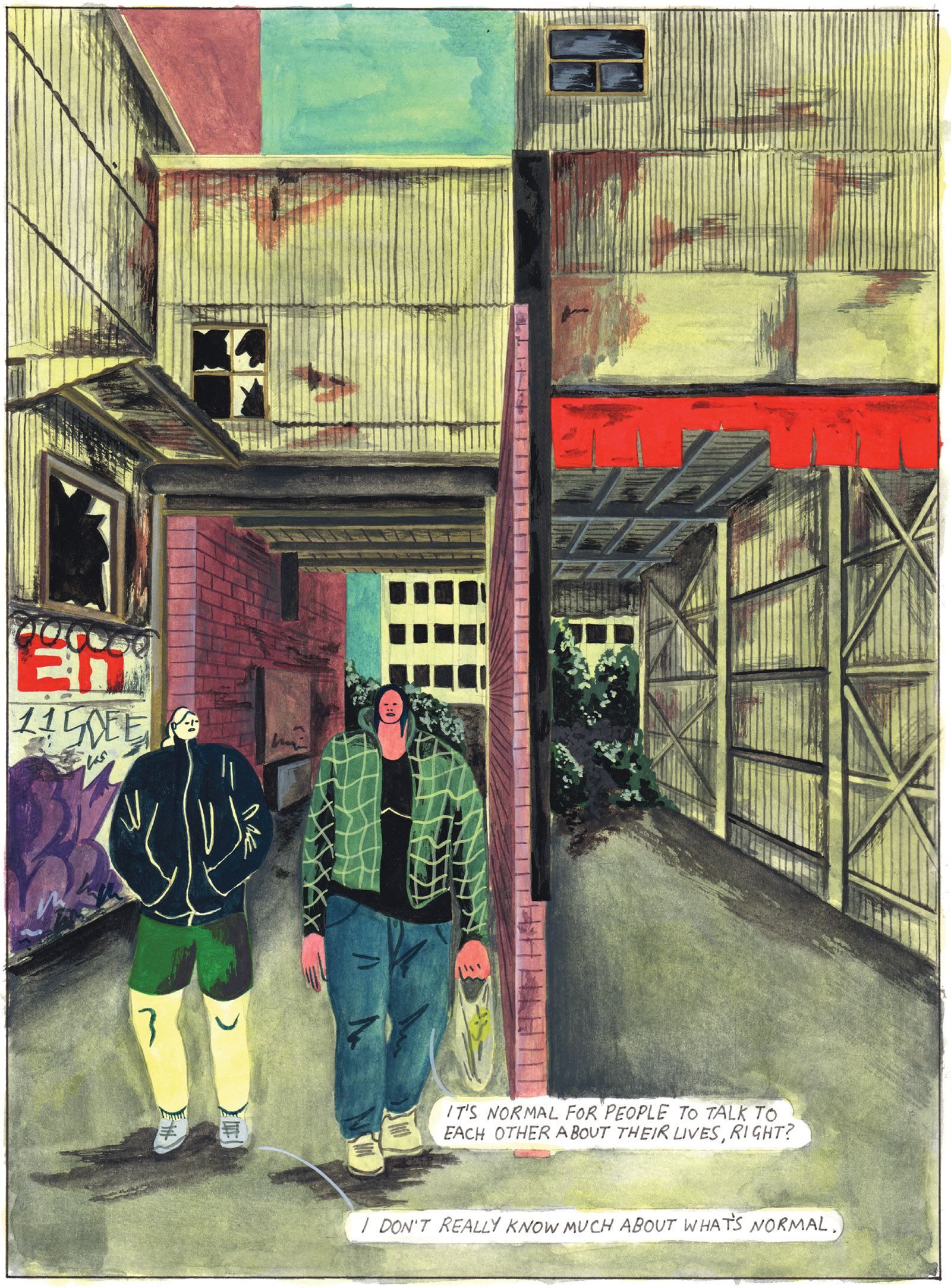 A panel from Tommi Parrish’s Men I Trust