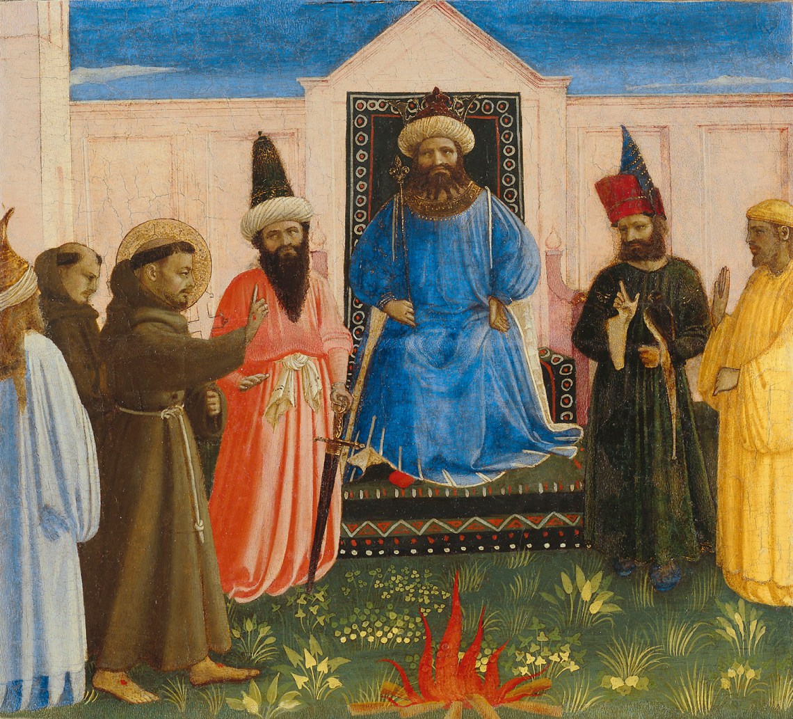 Saint Francis Before the Sultan; painting by Fra Angelico
