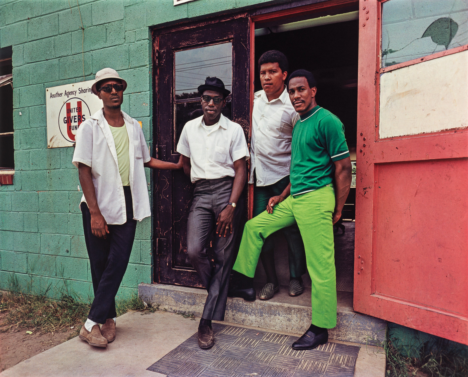 Evelyn Hofer: Four Young Men, Washington, DC, 1968