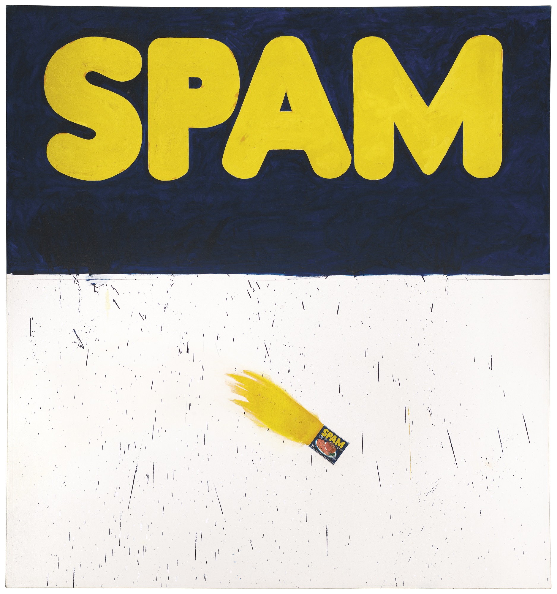 Actual Size; painting by Ed Ruscha