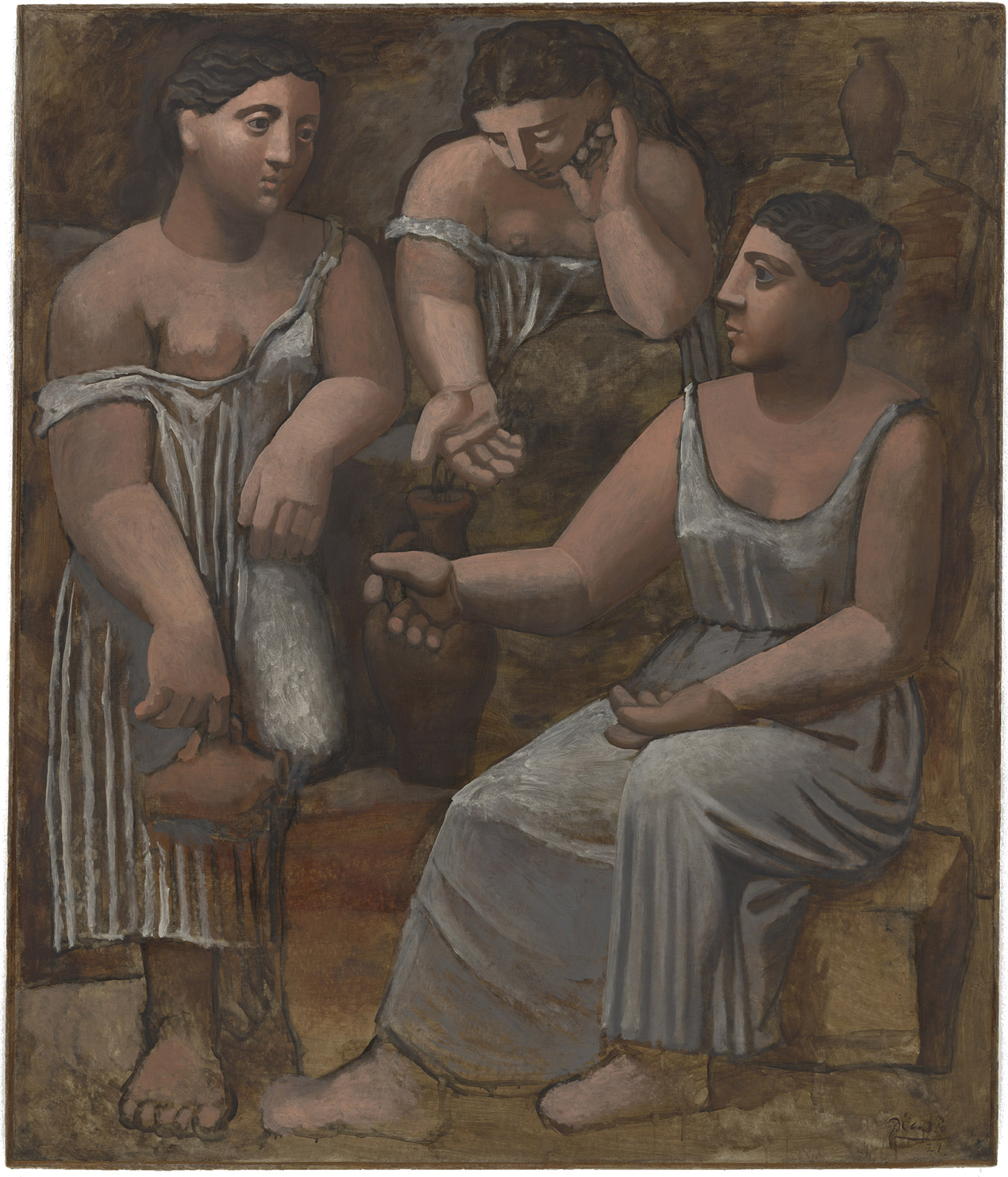 Three Women at the Spring; painting by Pablo Picasso