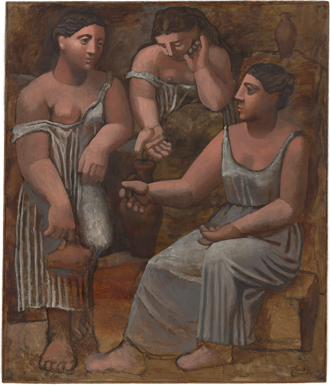 Three Women at the Spring; painting by Pablo Picasso