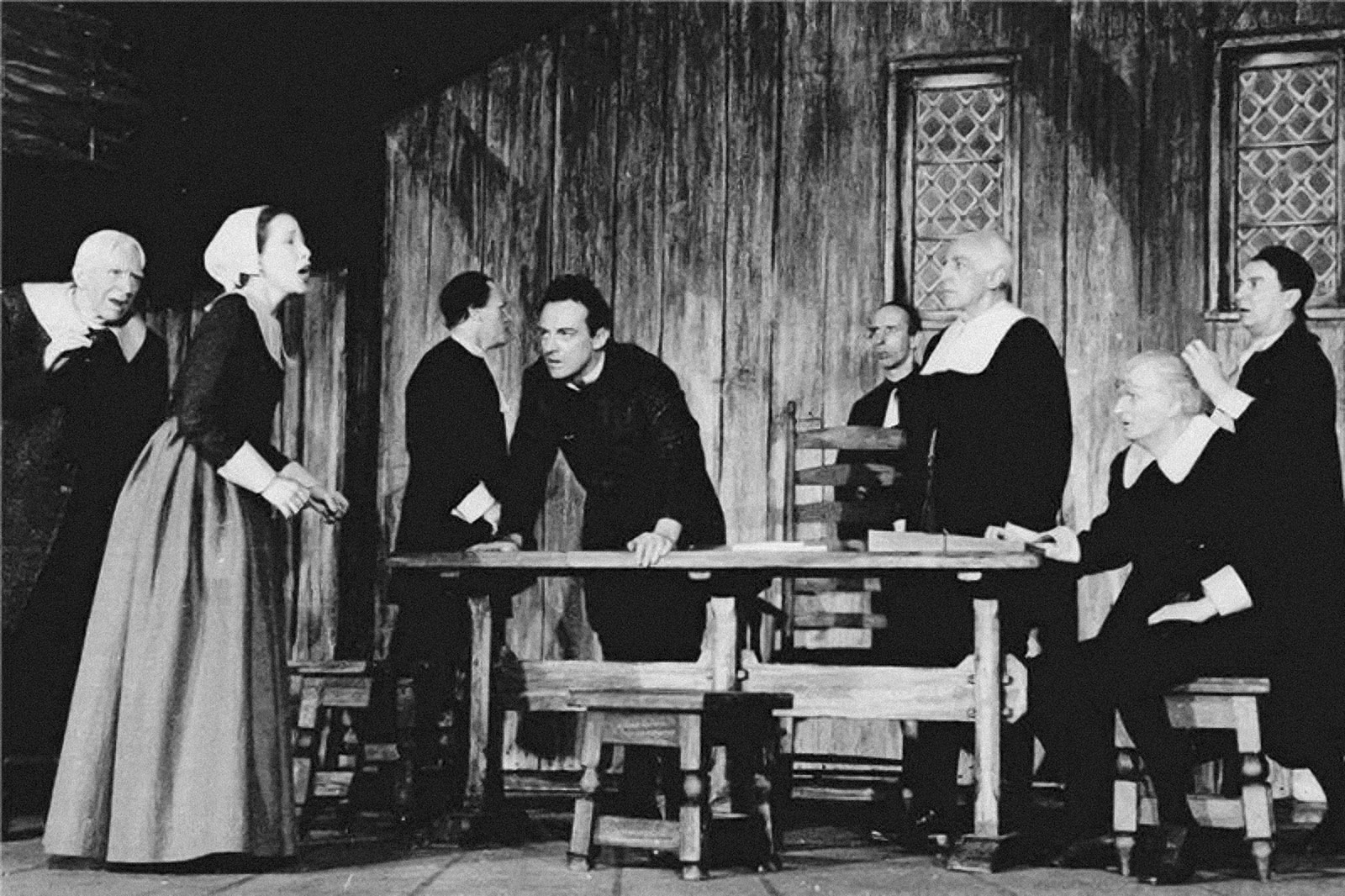 The cast of the original production of The Crucible