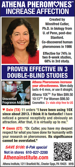 Ad: Athena Pheromones