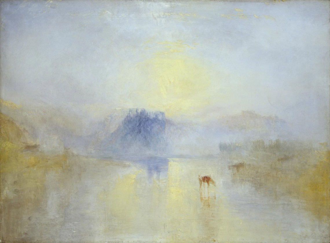 Norham Castle, Sunrise; painting by J.M.W. Turner