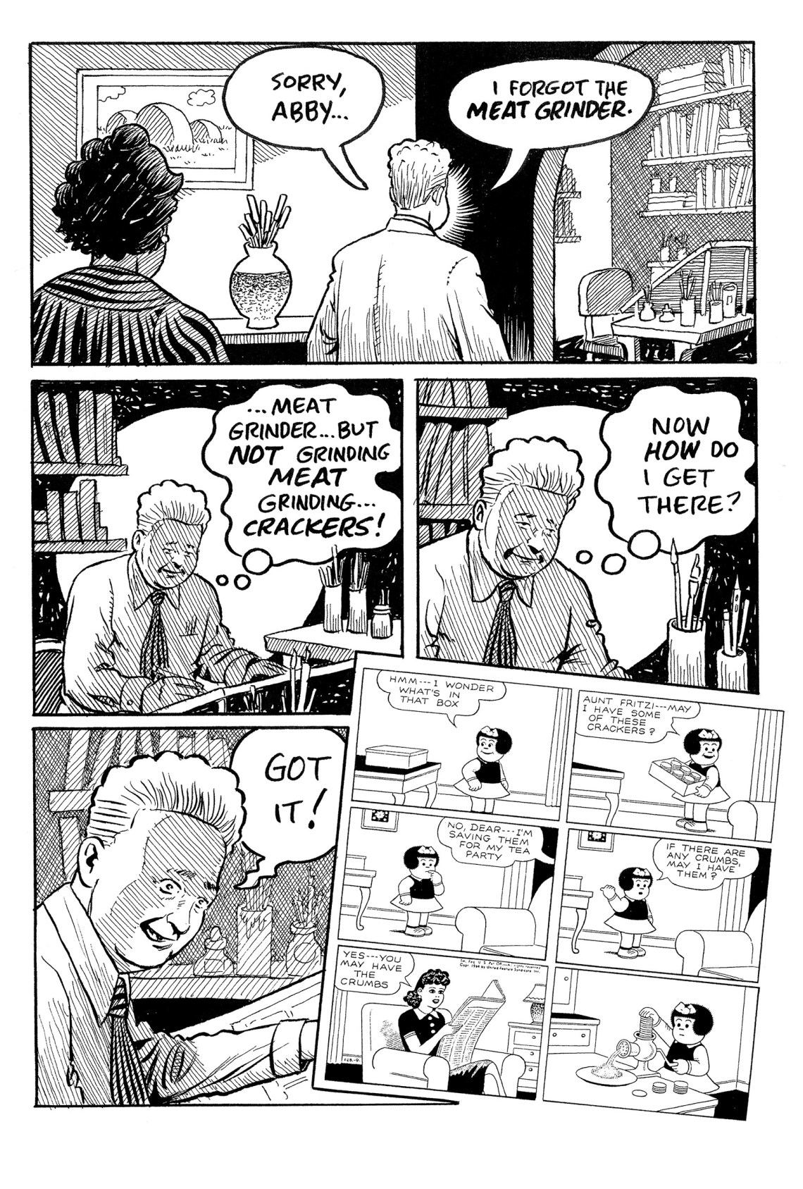 A page from Bill Griffith’s Three Rocks