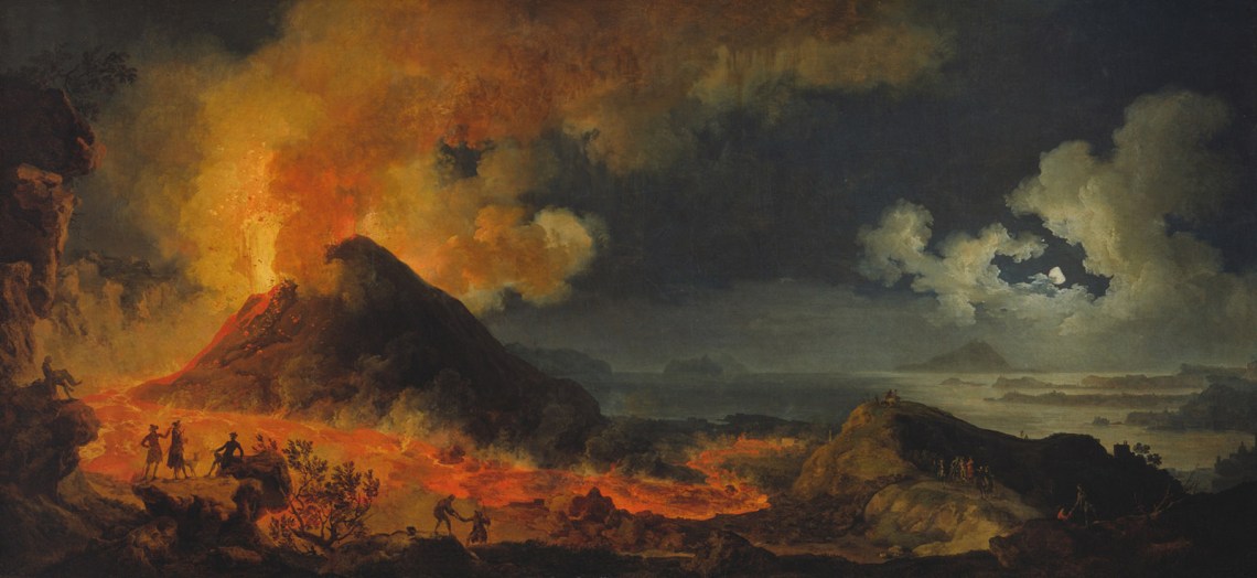The Eruption of Vesuvius; painting by Pierre-Jacques Volaire