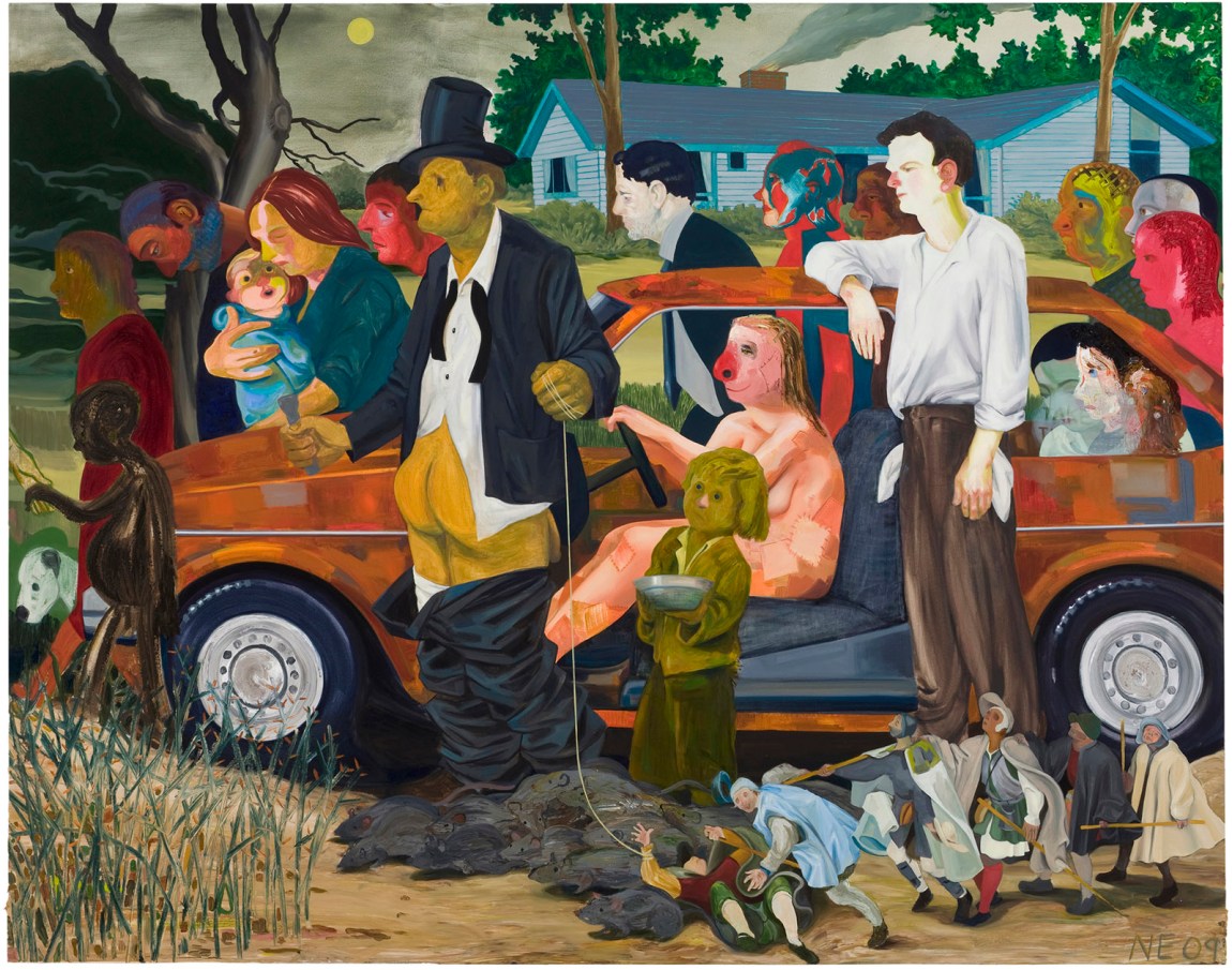 The Triumph of Poverty; painting by Nicole Eisenman