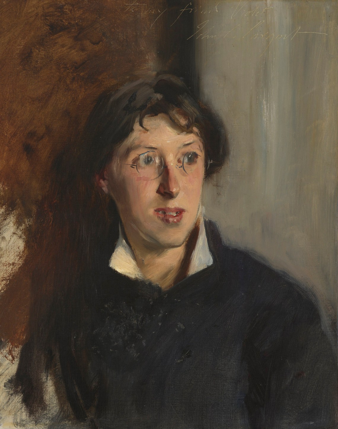 Vernon Lee; painting by John Singer Sargent