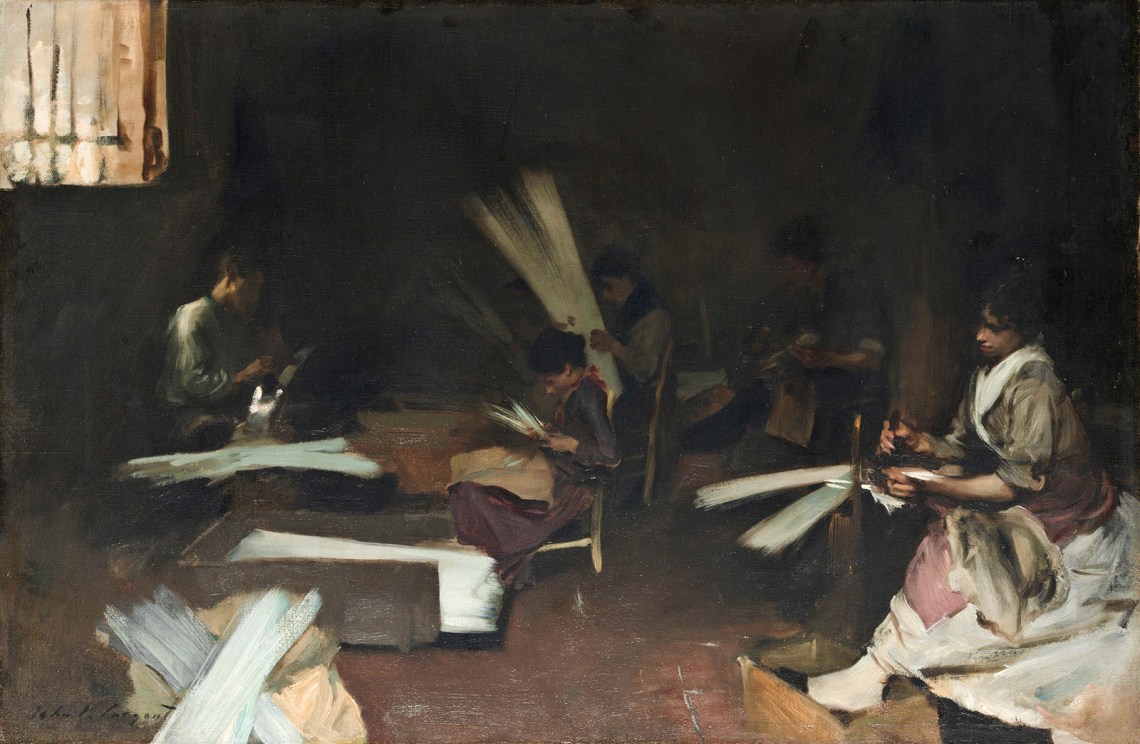 Venetian Glass Workers; painting by John Singer Sargent