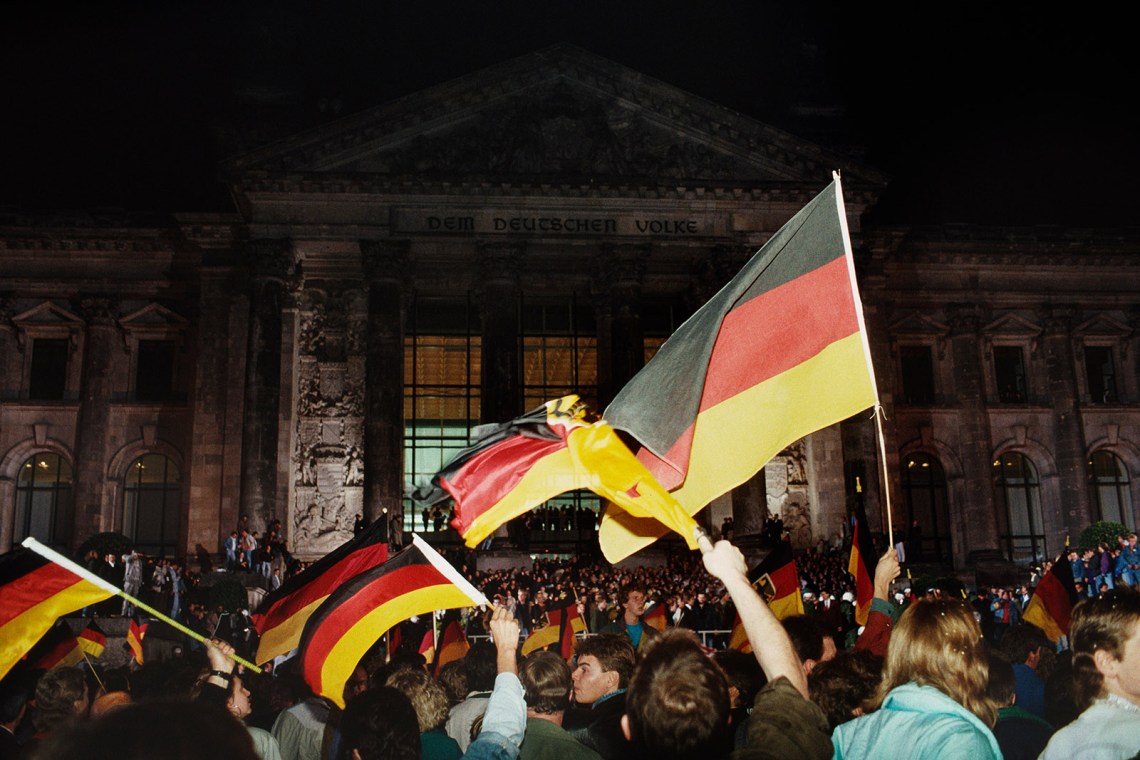 A celebration of the unification of Germany, Berlin, 1990